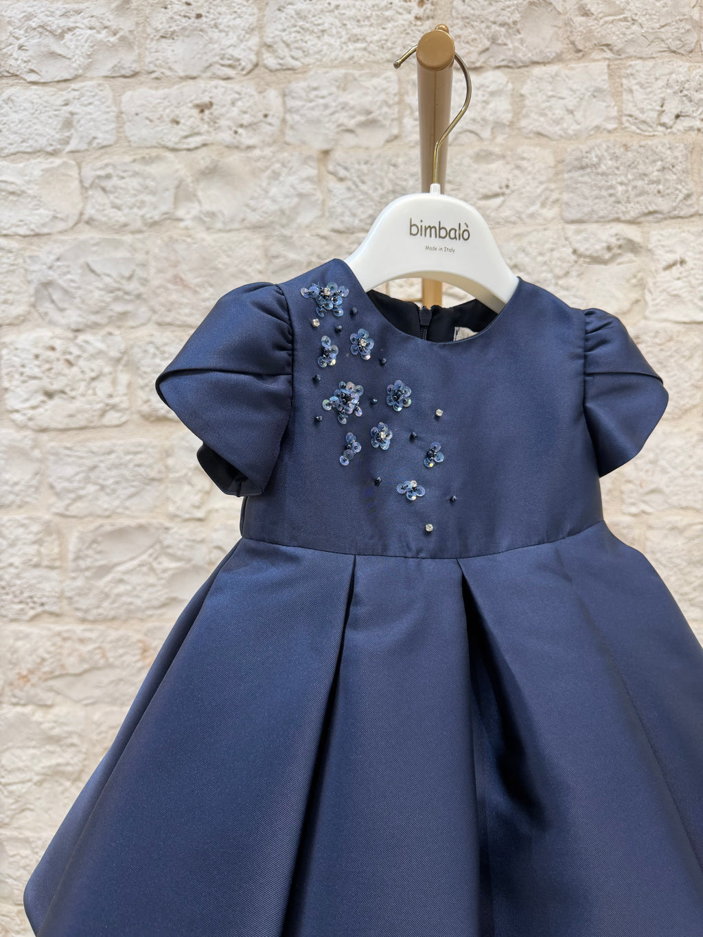 Vestina Bimba Bimbaló Blu con Gonna in Tulle - Elegante e Raffinata | VIA32