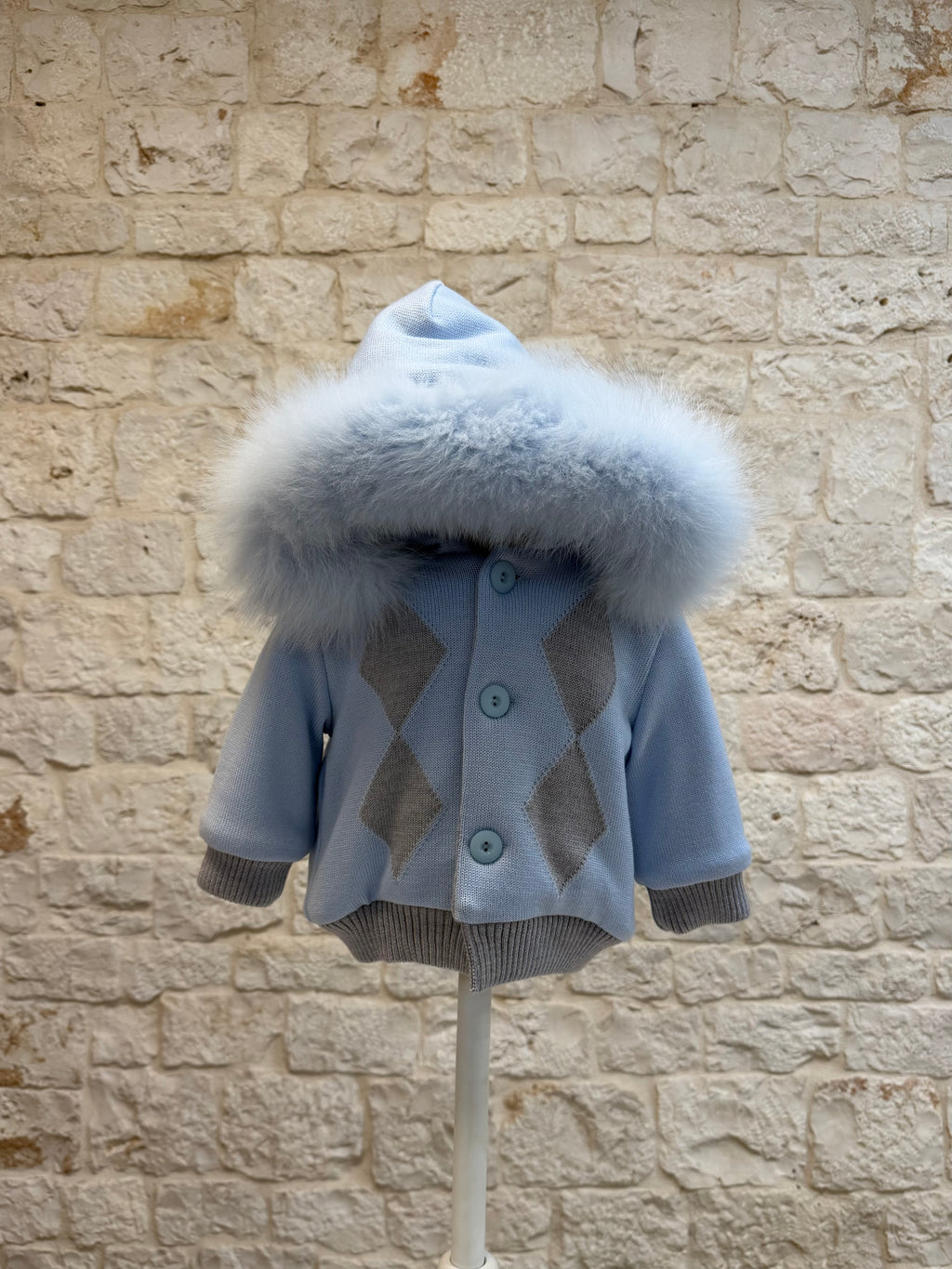 100% wool coat for newborns by Bimbaló
