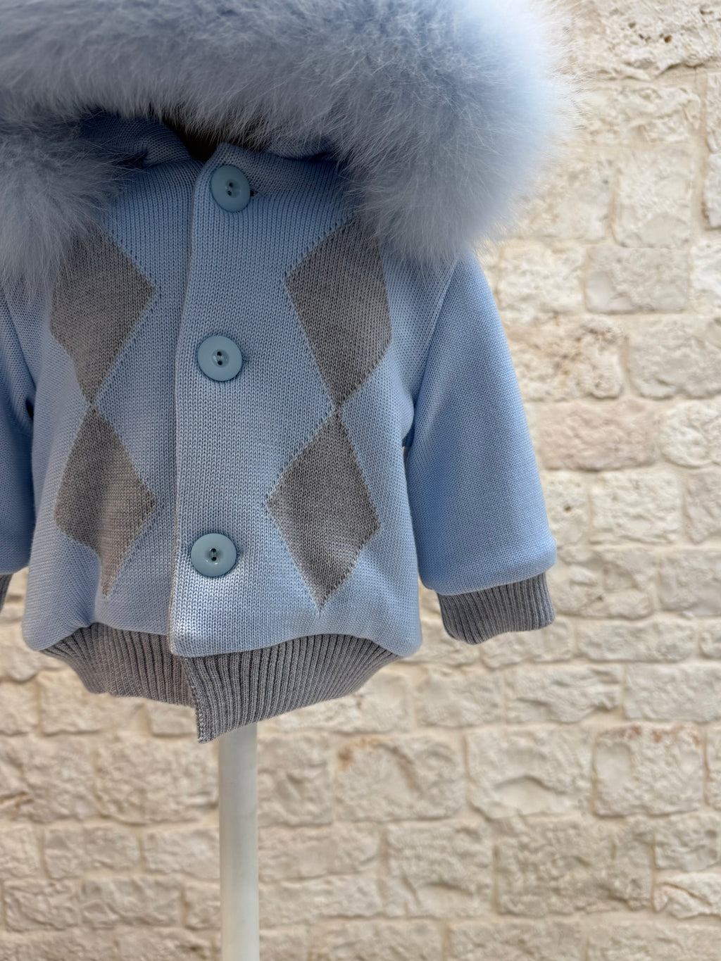 100% wool coat for newborns by Bimbaló