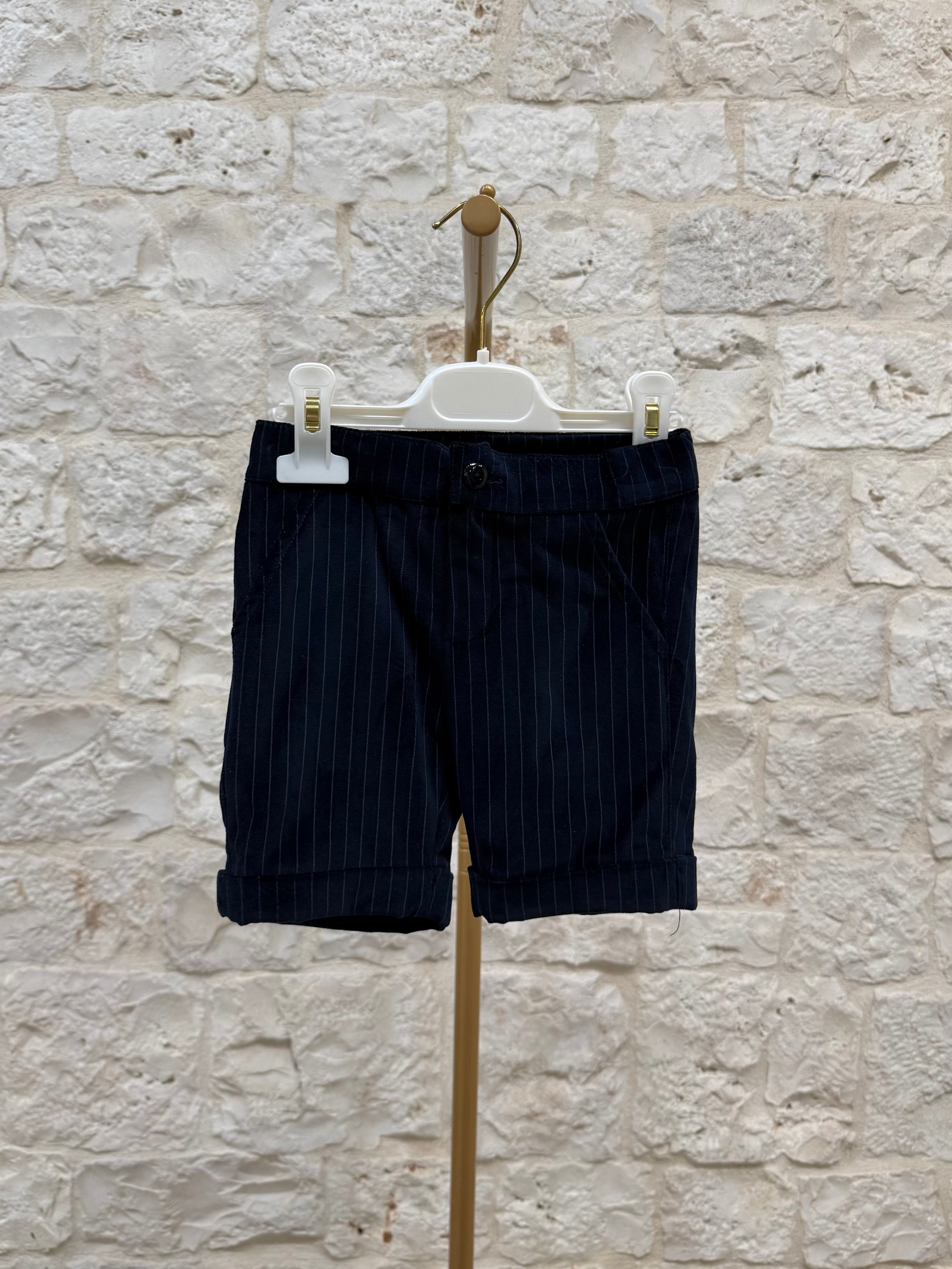 Completino Bimbo Bimbaló Beige e Blu - Cardigan Camicia Pantalone | VIA32