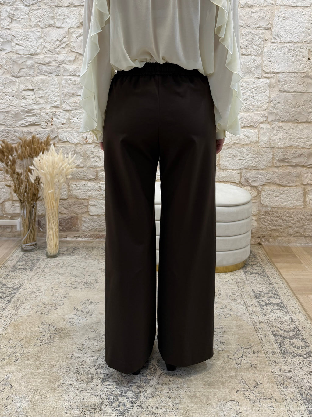 Pantalone Cioccolato a Gamba Dritta Kontatto - Punto Milano | VIA32