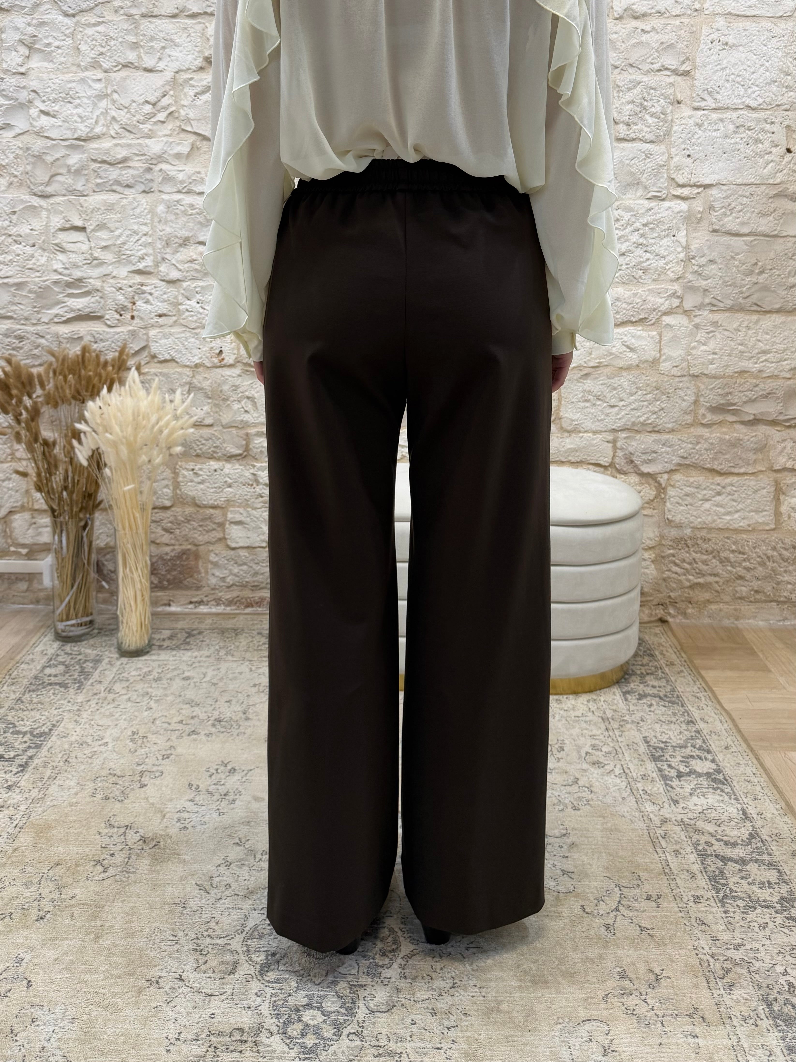 Pantalone Cioccolato a Gamba Dritta Kontatto - Punto Milano | VIA32