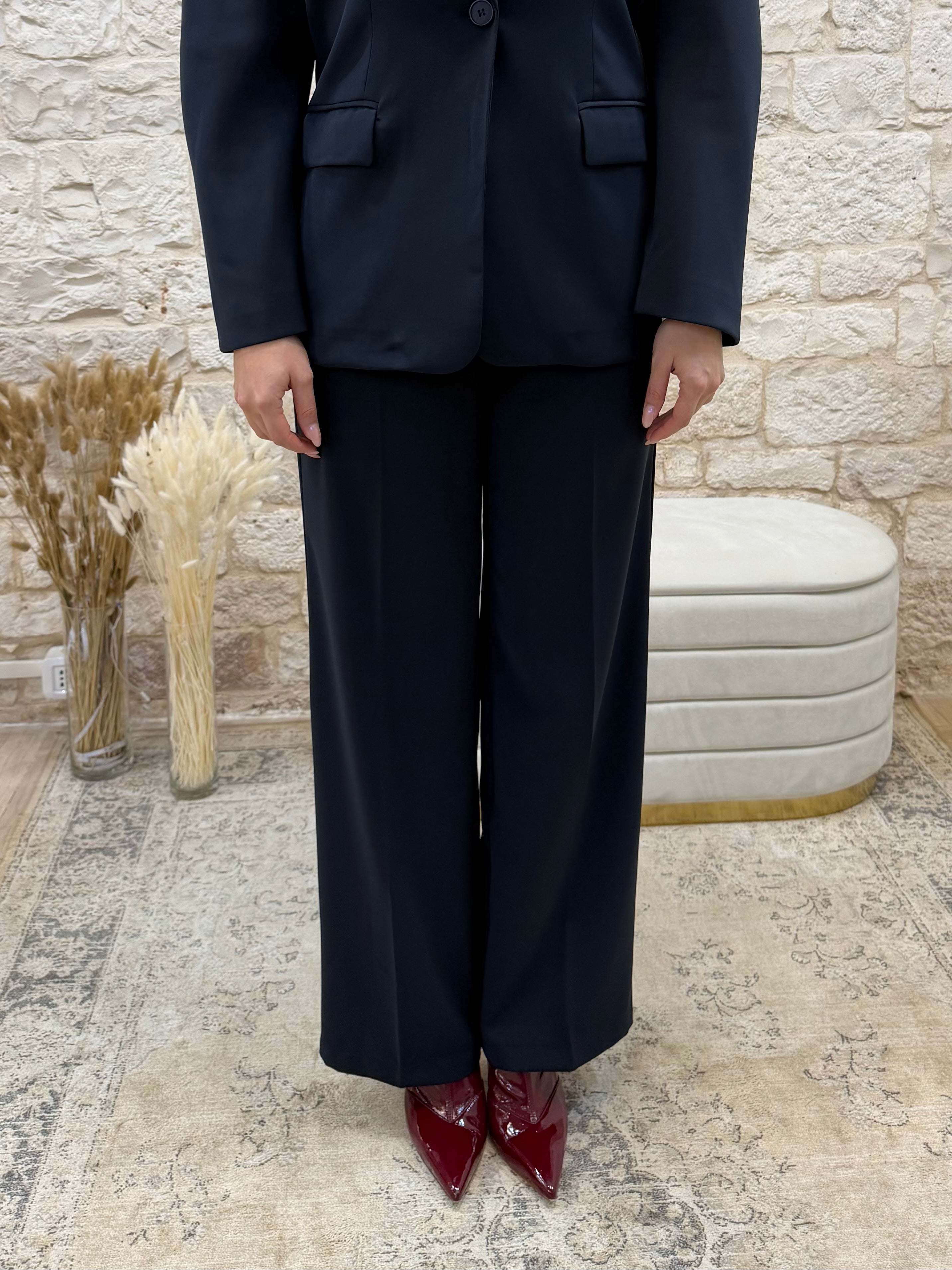 Pantalone Blu Notte a Gamba Dritta Youdecide - Elegante e Versatile | VIA32