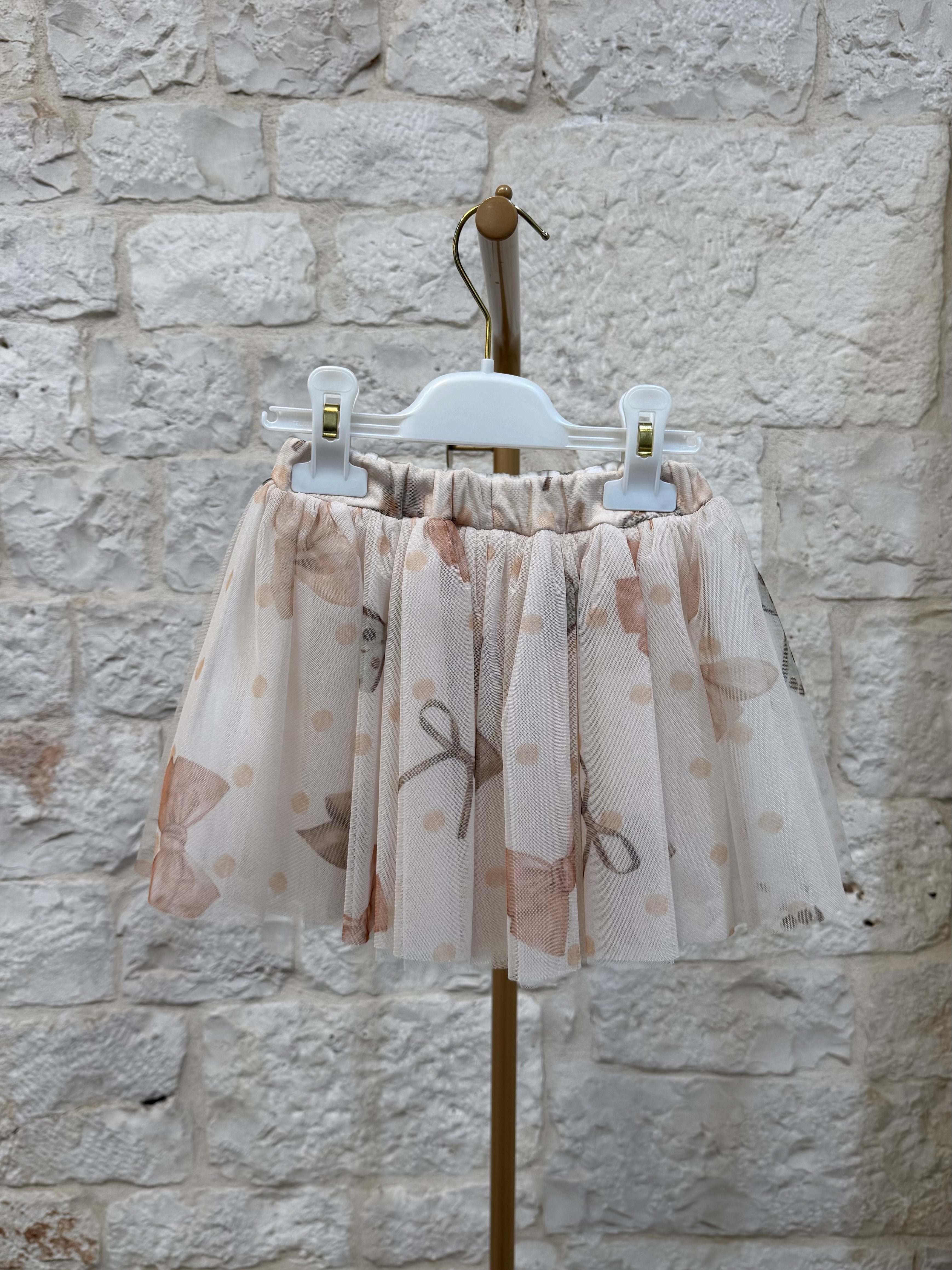 Completino Bimba Bimbaló - Felpa e Gonna in Tulle Elegante | VIA32